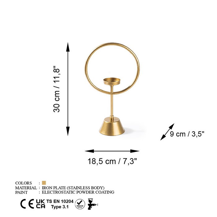 Aberto Design Caıros-B - Dorado